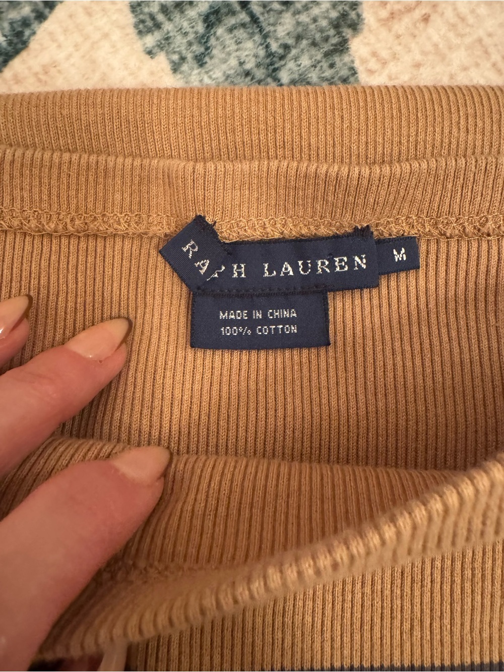 Ralph Lauren Beige Boatneck Sweater - Picture 5 of 5